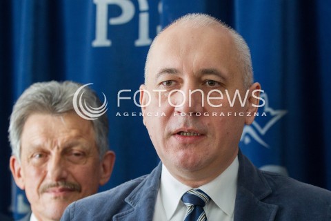  30.03.2014 RZESZOW <br />PREZENTACJA KANDYDATOW PIS DO PARLAMENTU EUROPEJSKIEGO NA PODKARPACIU<br />N/Z JOACHIM BRUDZINSKI<br /> 