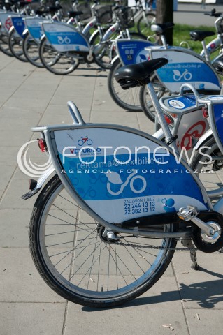  30.03.2014 WARSZAWA <br />ZDJECIE ILUSTRACYJNE<br />N/Z STACJA VETURILO - WYPOZYCZALNIA ROWEROW<br /> 