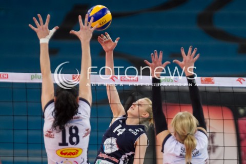  02.04.2014 LODZ SIATKOWKA ORLEN LIGA PLAY OFF POLFINAL 5-8 SEZON 2013/2014 VOLLEYBALL POLISH SEASON BEEF MASTER BUDOWLANI LODZ - POLSKI CUKIER MUSZYNIANKA FAKRO BANK BPS N/Z NATALIA KURNIKOWSKA  