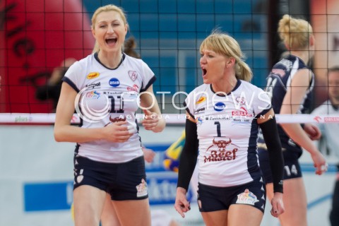  02.04.2014 LODZ SIATKOWKA ORLEN LIGA PLAY OFF POLFINAL 5-8 SEZON 2013/2014 VOLLEYBALL POLISH SEASON BEEF MASTER BUDOWLANI LODZ - POLSKI CUKIER MUSZYNIANKA FAKRO BANK BPS N/Z SYLWIA PYCIA MAGDALENA SLIWA RADOSC  