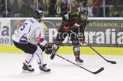  03.04.2014 SANOK HOKEJ NA LODZIE<br />PLH SEZON 2013 / 2014 - MECZ O 1. MIEJSCE FINAL<br />MECZ CIARKO PBS BANK SANOK - GKS TYCHY<br />N/Z TOMASZ MALASINSKI MARTIN RICHTER <br /> 