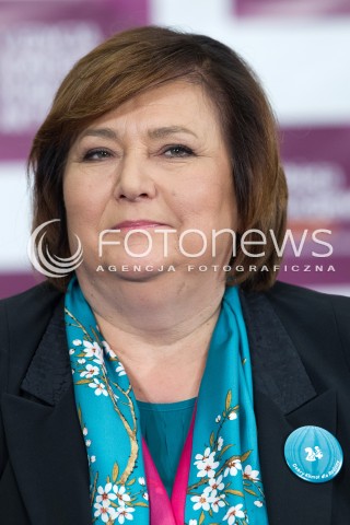  04.04.2014 RZESZOW<br />V KONFERENCJA KOBIETA AKTYWNA Z UDZIALEM MALZONKI PREZYDENTA RP ANNY KOMOROWSKIEJ<br />N/Z ANNA KOMOROWSKA<br /> 