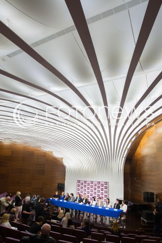  04.04.2014 RZESZOW<br />V KONFERENCJA KOBIETA AKTYWNA Z UDZIALEM MALZONKI PREZYDENTA RP ANNY KOMOROWSKIEJ<br />N/Z KONFERENCJA PRASOWA PANEL<br /> 