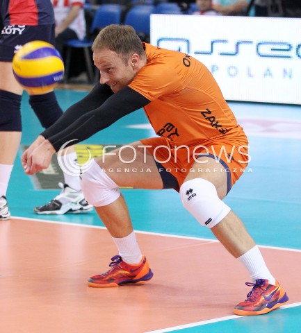  04.04.2014 RZESZOW <br />SIATKOWKA PLUS LIGA 2013/2014 MEN VOLLEYBALL POLAND POLISH PLUSLIGA LEAGUE SEASON 2013/2014 RUNDA PLAY-OFF POLFINAL SEMIFINAL<br />MECZ ASSECO RESOVIA - ZAKSA KEDZIERZYN KOZLE<br />N/Z PIOTR GACEK SYLWETKA <br /> 