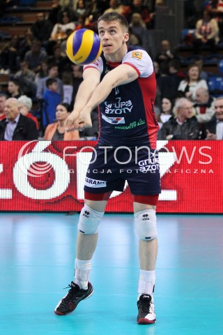  04.04.2014 RZESZOW <br />SIATKOWKA PLUS LIGA 2013/2014 MEN VOLLEYBALL POLAND POLISH PLUSLIGA LEAGUE SEASON 2013/2014 RUNDA PLAY-OFF POLFINAL SEMIFINAL<br />MECZ ASSECO RESOVIA - ZAKSA KEDZIERZYN KOZLE<br />N/Z WOJCIECH FERENS SYLWETKA <br /> 