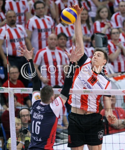  04.04.2014 RZESZOW <br />SIATKOWKA PLUS LIGA 2013/2014 MEN VOLLEYBALL POLAND POLISH PLUSLIGA LEAGUE SEASON 2013/2014 RUNDA PLAY-OFF POLFINAL SEMIFINAL<br />MECZ ASSECO RESOVIA - ZAKSA KEDZIERZYN KOZLE<br />N/Z JOCHEN SCHOPS <br /> 