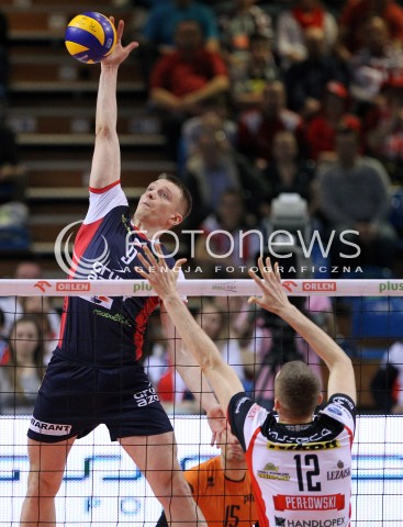  04.04.2014 RZESZOW <br />SIATKOWKA PLUS LIGA 2013/2014 MEN VOLLEYBALL POLAND POLISH PLUSLIGA LEAGUE SEASON 2013/2014 RUNDA PLAY-OFF POLFINAL SEMIFINAL<br />MECZ ASSECO RESOVIA - ZAKSA KEDZIERZYN KOZLE<br />N/Z LUKASZ WISNIEWSKI <br /> 