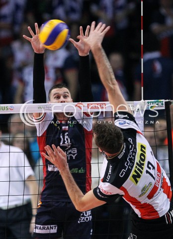  04.04.2014 RZESZOW <br />SIATKOWKA PLUS LIGA 2013/2014 MEN VOLLEYBALL POLAND POLISH PLUSLIGA LEAGUE SEASON 2013/2014 RUNDA PLAY-OFF POLFINAL SEMIFINAL<br />MECZ ASSECO RESOVIA - ZAKSA KEDZIERZYN KOZLE<br />N/Z MICHAL RUCIAK<br /> 