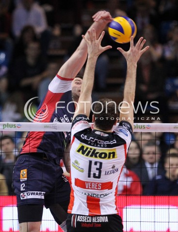  04.04.2014 RZESZOW <br />SIATKOWKA PLUS LIGA 2013/2014 MEN VOLLEYBALL POLAND POLISH PLUSLIGA LEAGUE SEASON 2013/2014 RUNDA PLAY-OFF POLFINAL SEMIFINAL<br />MECZ ASSECO RESOVIA - ZAKSA KEDZIERZYN KOZLE<br />N/Z GRZEGORZ BOCIEK <br /> 