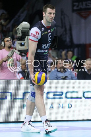  04.04.2014 RZESZOW <br />SIATKOWKA PLUS LIGA 2013/2014 MEN VOLLEYBALL POLAND POLISH PLUSLIGA LEAGUE SEASON 2013/2014 RUNDA PLAY-OFF POLFINAL SEMIFINAL<br />MECZ ASSECO RESOVIA - ZAKSA KEDZIERZYN KOZLE<br />N/Z GRZEGORZ BOCIEK SYLWETKA <br /> 