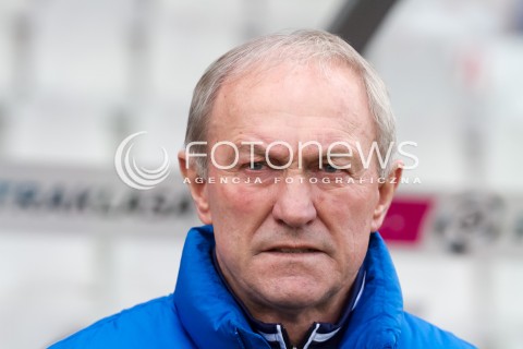  05.04.2014 LODZ PILKA NOZNA POLSKA T-MOBILE EKSTRAKLASA SEZON SEASON 2013/2014 FOOTBALL POLISH  WIDZEW LODZ - WISLA KRAKOW N/Z FRANCISZEK SMUDA SYLWETKA  