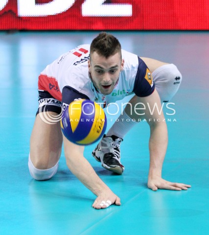  05.04.2014 RZESZOW <br />SIATKOWKA PLUS LIGA 2013/2014 MEN VOLLEYBALL POLAND POLISH PLUSLIGA LEAGUE SEASON 2013/2014 RUNDA PLAY-OFF POLFINAL SEMIFINAL<br />MECZ ASSECO RESOVIA - ZAKSA KEDZIERZYN KOZLE<br />N/Z DICK KOOY SYLWETKA <br /> 