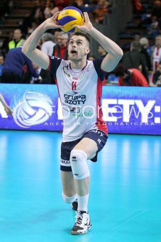  05.04.2014 RZESZOW <br />SIATKOWKA PLUS LIGA 2013/2014 MEN VOLLEYBALL POLAND POLISH PLUSLIGA LEAGUE SEASON 2013/2014 RUNDA PLAY-OFF POLFINAL SEMIFINAL<br />MECZ ASSECO RESOVIA - ZAKSA KEDZIERZYN KOZLE<br />N/Z DICK KOOY SYLWETKA <br /> 