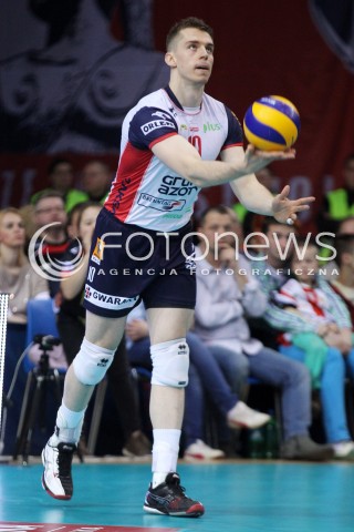  05.04.2014 RZESZOW <br />SIATKOWKA PLUS LIGA 2013/2014 MEN VOLLEYBALL POLAND POLISH PLUSLIGA LEAGUE SEASON 2013/2014 RUNDA PLAY-OFF POLFINAL SEMIFINAL<br />MECZ ASSECO RESOVIA - ZAKSA KEDZIERZYN KOZLE<br />N/Z WOJCIECH FERENS SYLWETKA <br /> 