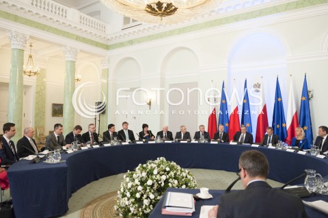  08.04.2014 WARSZAWA <br />POSIEDZENIE RADY GABINETOWEJ Z UDZIALEM PREZYDENTA RP W PALACU PREZYDENCKIM<br />N/Z RADA GABINETOWA<br /> 