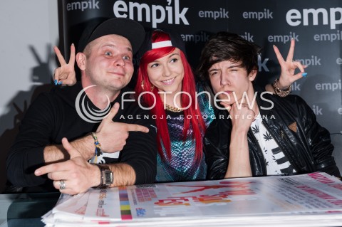  08.04.2014 WARSZAWA <br />PROMOCJA ALBUMU YOUNG STARS W EMPIKU<br />N/Z SASZAN DAWID KWIATKOWSKI<br /> 