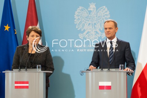 Spotkanie Premiera RP i Premier Łotwy w Warszawie