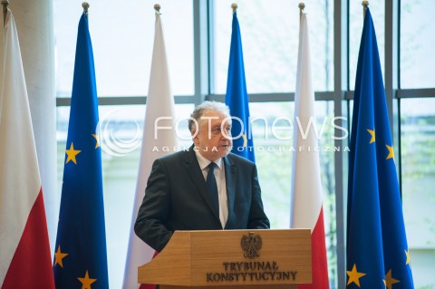  09.04.2014 WARSZAWA<br />WIZYTA PREZYDENTA RP NA ZGROMADZENIU OGOLNYM SEDZIOW TK <br />N/Z PREZES TK ANDRZEJ RZEPLINSKI<br /> 