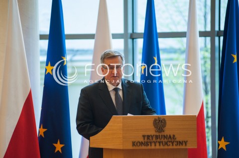  09.04.2014 WARSZAWA<br />WIZYTA PREZYDENTA RP NA ZGROMADZENIU OGOLNYM SEDZIOW TK <br />N/Z PREZYDENT RP BRONISLAW KOMOROWSKI<br /> 
