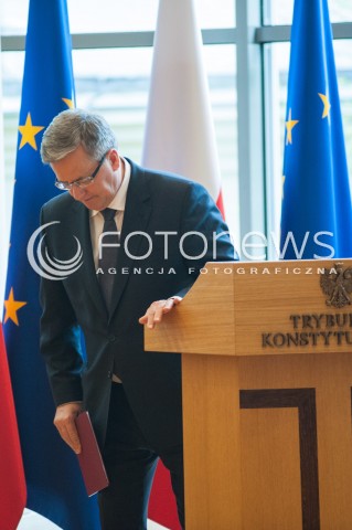  09.04.2014 WARSZAWA<br />WIZYTA PREZYDENTA RP NA ZGROMADZENIU OGOLNYM SEDZIOW TK <br />N/Z PREZYDENT RP BRONISLAW KOMOROWSKI<br /> 