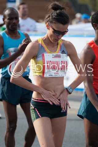  13.04.2014 WARSZAWA <br />ORLEN WARSAW MARATHON <br />N/Z KATARZYNA KOWALSKA<br /> 