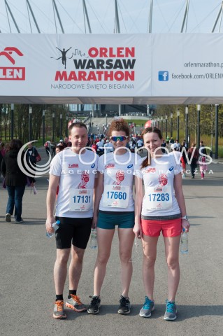  13.04.2014 WARSZAWA <br />ORLEN WARSAW MARATHON START<br />N/Z UCZESTNICY<br /> 