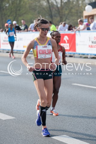  13.04.2014 WARSZAWA <br />ORLEN WARSAW MARATHON START<br />N/Z KATARZYNA KOWALSKA<br /> 