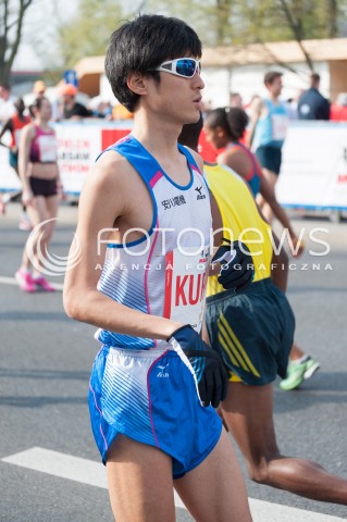  13.04.2014 WARSZAWA <br />ORLEN WARSAW MARATHON START<br />N/Z UCZESTNIK ELITA<br /> 