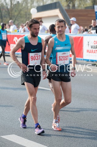  13.04.2014 WARSZAWA <br />ORLEN WARSAW MARATHON START<br />N/Z HENRYK SZOST<br /> 