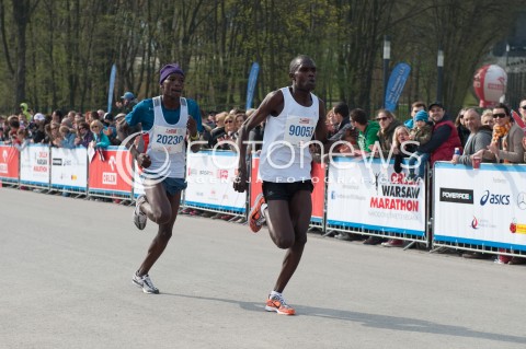  13.04.2014 WARSZAWA <br />ORLEN WARSAW MARATHON BIEG NA 10 KM<br />N/Z UCZESTNICY ELITA<br /> 