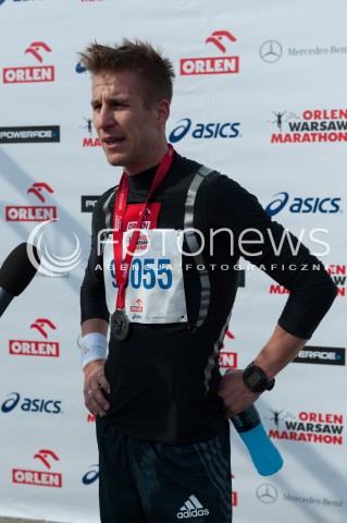 13.04.2014 WARSZAWA <br />ORLEN WARSAW MARATHON BIEG NA 10 KM<br />N/Z UCZESTNIK<br /> 