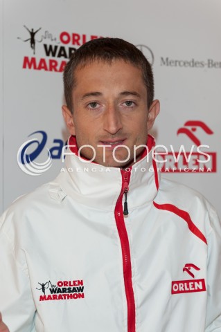  13.04.2014 WARSZAWA <br />ORLEN WARSAW MARATHON KONFERENCJA PRASOWA<br />N/Z HENRYK SZOST<br /> 