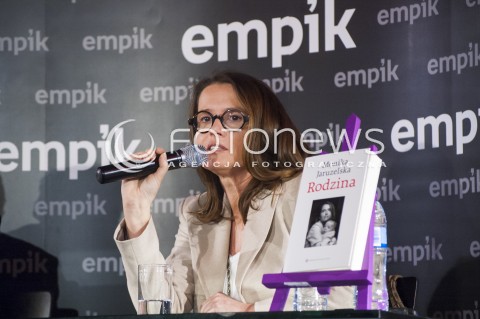 16.04.2014 WARSZAWA PROMOCJA NAJNOWSZEJ KSIAZKI MONIKI JARUZELSKIEJ PT. RODZINA N/Z MONIKA JARUZELSKA  
