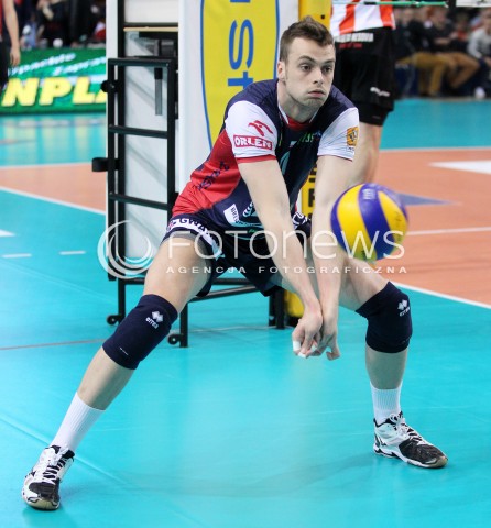  17.04.2014 RZESZOW <br />SIATKOWKA PLUS LIGA 2013/2014 MEN VOLLEYBALL POLAND POLISH PLUSLIGA LEAGUE SEASON 2013/2014 RUNDA PLAY-OFF POLFINAL SEMIFINAL<br />MECZ ASSECO RESOVIA - ZAKSA KEDZIERZYN KOZLE<br />N/Z DICK KOOY SYLWETKA <br /> 