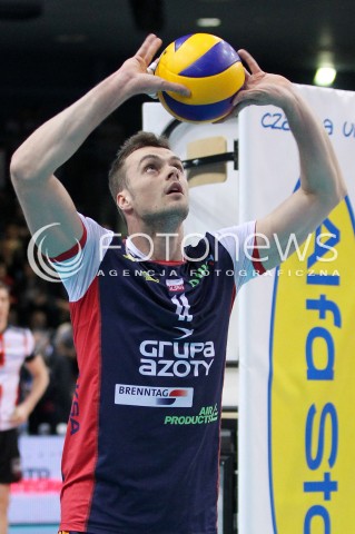  17.04.2014 RZESZOW <br />SIATKOWKA PLUS LIGA 2013/2014 MEN VOLLEYBALL POLAND POLISH PLUSLIGA LEAGUE SEASON 2013/2014 RUNDA PLAY-OFF POLFINAL SEMIFINAL<br />MECZ ASSECO RESOVIA - ZAKSA KEDZIERZYN KOZLE<br />N/Z DICK KOOY SYLWETKA <br /> 