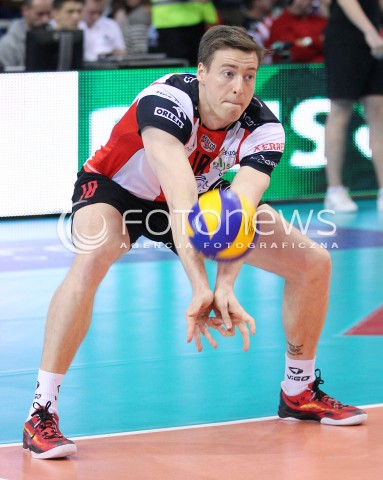  17.04.2014 RZESZOW <br />SIATKOWKA PLUS LIGA 2013/2014 MEN VOLLEYBALL POLAND POLISH PLUSLIGA LEAGUE SEASON 2013/2014 RUNDA PLAY-OFF POLFINAL SEMIFINAL<br />MECZ ASSECO RESOVIA - ZAKSA KEDZIERZYN KOZLE<br />N/Z JOCHEN SCHOPS SYLWETKA <br /> 