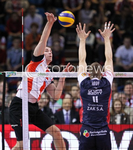  17.04.2014 RZESZOW <br />SIATKOWKA PLUS LIGA 2013/2014 MEN VOLLEYBALL POLAND POLISH PLUSLIGA LEAGUE SEASON 2013/2014 RUNDA PLAY-OFF POLFINAL SEMIFINAL<br />MECZ ASSECO RESOVIA - ZAKSA KEDZIERZYN KOZLE<br />N/Z DAWID KONARSKI <br /> 