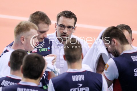  17.04.2014 RZESZOW <br />SIATKOWKA PLUS LIGA 2013/2014 MEN VOLLEYBALL POLAND POLISH PLUSLIGA LEAGUE SEASON 2013/2014 RUNDA PLAY-OFF POLFINAL SEMIFINAL<br />MECZ ASSECO RESOVIA - ZAKSA KEDZIERZYN KOZLE<br />N/Z SEBASTIAN SWIDERSKI TRENER ( HEAD COACH ) <br /> 