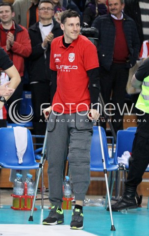  17.04.2014 RZESZOW <br />SIATKOWKA PLUS LIGA 2013/2014 MEN VOLLEYBALL POLAND POLISH PLUSLIGA LEAGUE SEASON 2013/2014 RUNDA PLAY-OFF POLFINAL SEMIFINAL<br />MECZ ASSECO RESOVIA - ZAKSA KEDZIERZYN KOZLE<br />N/Z OLIEG ACHREM ALEH AKHREM KONTUZJA BOL URAZ KULE<br /> 