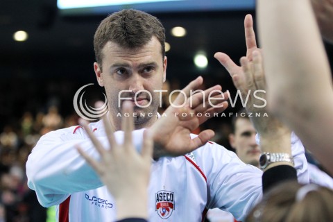  17.04.2014 RZESZOW <br />SIATKOWKA PLUS LIGA 2013/2014 MEN VOLLEYBALL POLAND POLISH PLUSLIGA LEAGUE SEASON 2013/2014 RUNDA PLAY-OFF POLFINAL SEMIFINAL<br />MECZ ASSECO RESOVIA - ZAKSA KEDZIERZYN KOZLE<br />N/Z PETER VERES<br /> 