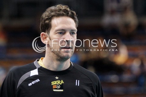  22.04.2014 RZESZOW <br />SIATKOWKA PLUS LIGA 2013/2014 MEN VOLLEYBALL POLAND POLISH PLUSLIGA LEAGUE SEASON 2013/2014 RUNDA PLAY-OFF FINAL - 1. MECZ<br />MECZ ASSECO RESOVIA - PGE SKRA BELCHATOW<br />N/Z STEPHANE ANTIGA SYLWETKA<br /> 