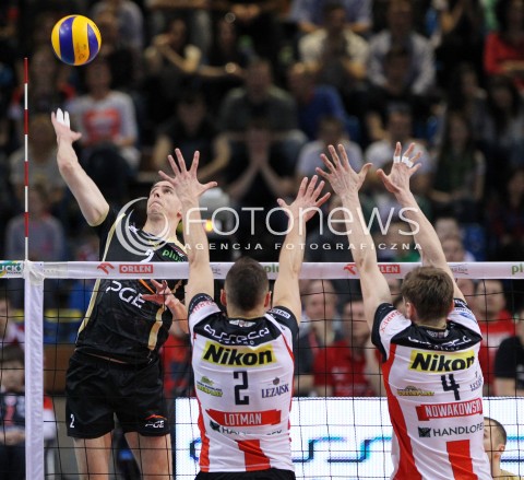  22.04.2014 RZESZOW <br />SIATKOWKA PLUS LIGA 2013/2014 MEN VOLLEYBALL POLAND POLISH PLUSLIGA LEAGUE SEASON 2013/2014 RUNDA PLAY-OFF FINAL - 1. MECZ<br />MECZ ASSECO RESOVIA - PGE SKRA BELCHATOW<br />N/Z MARIUSZ WLAZLY <br /> 