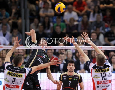  22.04.2014 RZESZOW <br />SIATKOWKA PLUS LIGA 2013/2014 MEN VOLLEYBALL POLAND POLISH PLUSLIGA LEAGUE SEASON 2013/2014 RUNDA PLAY-OFF FINAL - 1. MECZ<br />MECZ ASSECO RESOVIA - PGE SKRA BELCHATOW<br />N/Z NICOLAS URIARTE <br /> 