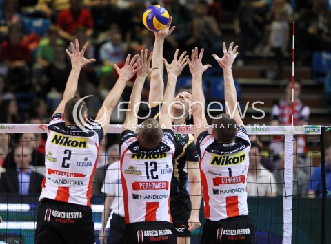  22.04.2014 RZESZOW <br />SIATKOWKA PLUS LIGA 2013/2014 MEN VOLLEYBALL POLAND POLISH PLUSLIGA LEAGUE SEASON 2013/2014 RUNDA PLAY-OFF FINAL - 1. MECZ<br />MECZ ASSECO RESOVIA - PGE SKRA BELCHATOW<br />N/Z STEPHANE ANTIGA <br /> 