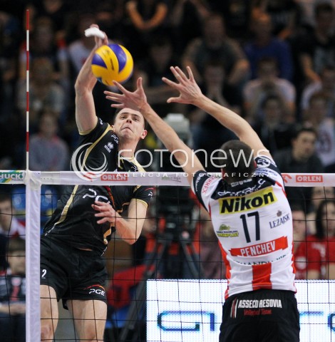  22.04.2014 RZESZOW <br />SIATKOWKA PLUS LIGA 2013/2014 MEN VOLLEYBALL POLAND POLISH PLUSLIGA LEAGUE SEASON 2013/2014 RUNDA PLAY-OFF FINAL - 1. MECZ<br />MECZ ASSECO RESOVIA - PGE SKRA BELCHATOW<br />N/Z MARIUSZ WLAZLY <br /> 