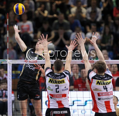  22.04.2014 RZESZOW <br />SIATKOWKA PLUS LIGA 2013/2014 MEN VOLLEYBALL POLAND POLISH PLUSLIGA LEAGUE SEASON 2013/2014 RUNDA PLAY-OFF FINAL - 1. MECZ<br />MECZ ASSECO RESOVIA - PGE SKRA BELCHATOW<br />N/Z MARIUSZ WLAZLY <br /> 