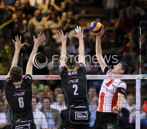 22.04.2014 RZESZOW <br />SIATKOWKA PLUS LIGA 2013/2014 MEN VOLLEYBALL POLAND POLISH PLUSLIGA LEAGUE SEASON 2013/2014 RUNDA PLAY-OFF FINAL - 1. MECZ<br />MECZ ASSECO RESOVIA - PGE SKRA BELCHATOW<br />N/Z NIKOLAY PENCZEV PENCHEV <br /> 