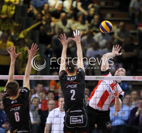  22.04.2014 RZESZOW <br />SIATKOWKA PLUS LIGA 2013/2014 MEN VOLLEYBALL POLAND POLISH PLUSLIGA LEAGUE SEASON 2013/2014 RUNDA PLAY-OFF FINAL - 1. MECZ<br />MECZ ASSECO RESOVIA - PGE SKRA BELCHATOW<br />N/Z DAWID KONARSKI <br /> 