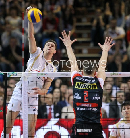  23.04.2014 RZESZOW <br />SIATKOWKA PLUS LIGA 2013/2014 MEN VOLLEYBALL POLAND POLISH PLUSLIGA LEAGUE SEASON 2013/2014 RUNDA PLAY-OFF FINAL - 2. MECZ<br />MECZ ASSECO RESOVIA - PGE SKRA BELCHATOW<br />N/Z MARIUSZ WLAZLY <br /> 