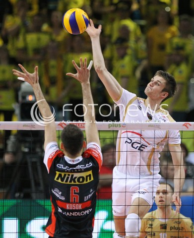  23.04.2014 RZESZOW <br />SIATKOWKA PLUS LIGA 2013/2014 MEN VOLLEYBALL POLAND POLISH PLUSLIGA LEAGUE SEASON 2013/2014 RUNDA PLAY-OFF FINAL - 2. MECZ<br />MECZ ASSECO RESOVIA - PGE SKRA BELCHATOW<br />N/Z KAROL KLOS <br /> 